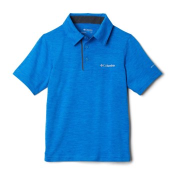 Columbia Polo Jongens, Tech Trek Azuurblauw Blauw, 50QSXUKIH